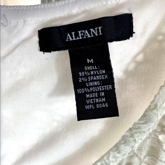 Alfani White Midi Dress - Picture 1 of 9